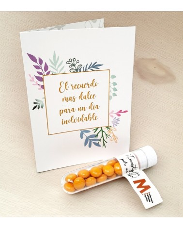 Tubo de ensayo con caramelos | Tienda Esclerosis Múltiple