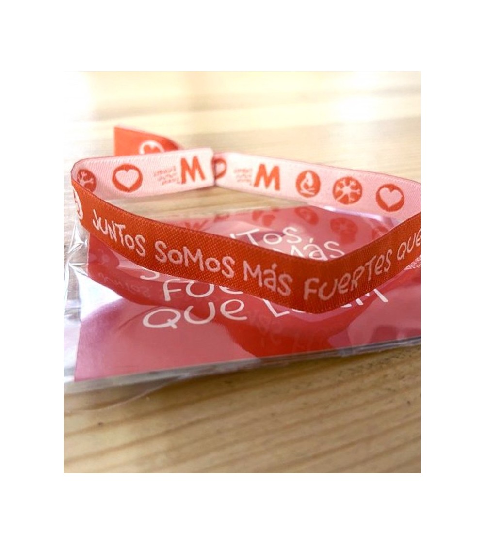 Pulseras soldiarias de tela | Tienda Esclerosis Múltiple