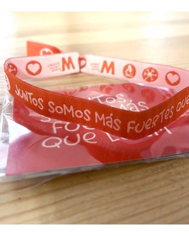 Pulseras soldiarias de tela | Tienda Esclerosis Múltiple