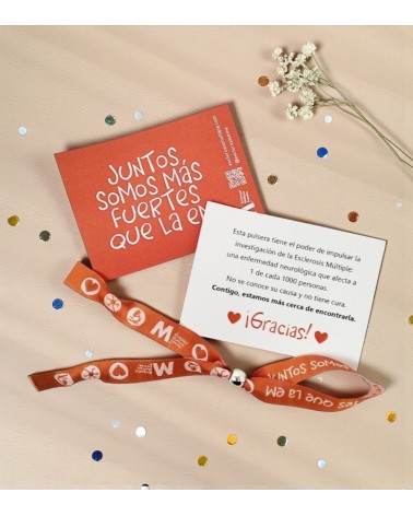 Pulseras soldiarias de tela | Tienda Esclerosis Múltiple
