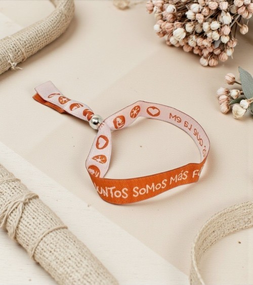 Pulseras soldiarias de tela | Tienda Esclerosis Múltiple