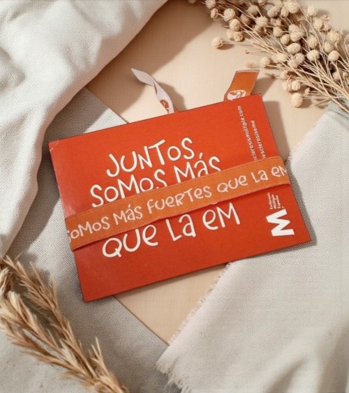 Pulseras soldiarias de tela | Tienda Esclerosis Múltiple