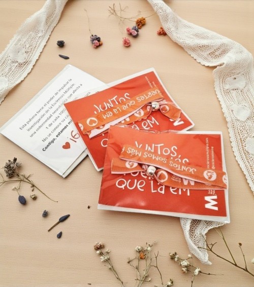 Pulseras soldiarias de tela | Tienda Esclerosis Múltiple