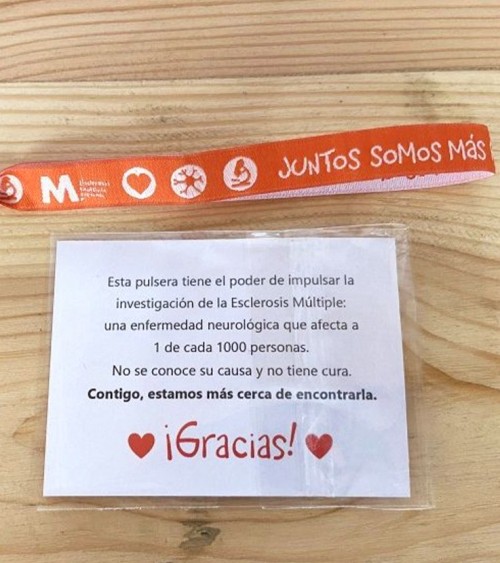Pulseras soldiarias de tela | Tienda Esclerosis Múltiple
