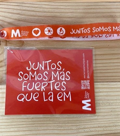 Pulseras soldiarias de tela | Tienda Esclerosis Múltiple